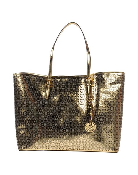 michael kors bag black and gold bag|michael kors gold shoulder bag.